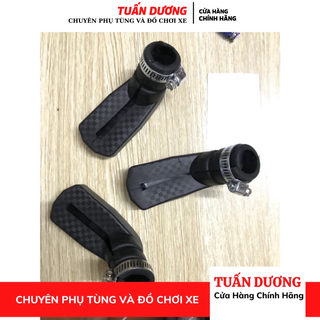 Bọc chân chống Xe Máy cao su Vân caro Đai Bắt Thép Dê Cực Đẹp