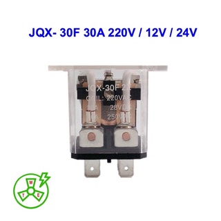 MTE - Relay trung gian 30A 220V 12V 24V JQX-30F - KO CÓ ĐẾ