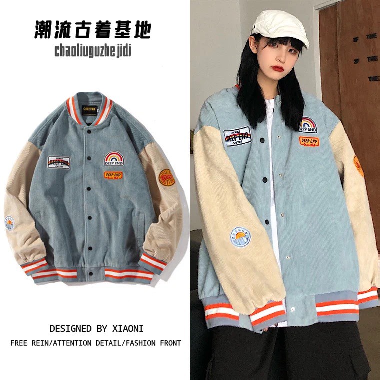 Áo Khoác BOMBER, Áo Khoác Bóng Chày Nam Nữ Ulzzang Unisex Style Đường Phố By.camcam | BigBuy360 - bigbuy360.vn