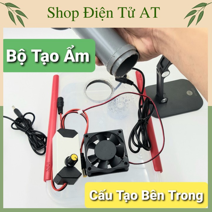 Bộ combo chế phun sương, tạo ẩm, làm đẹp hòn non bộ, buồng khử khuẩn.