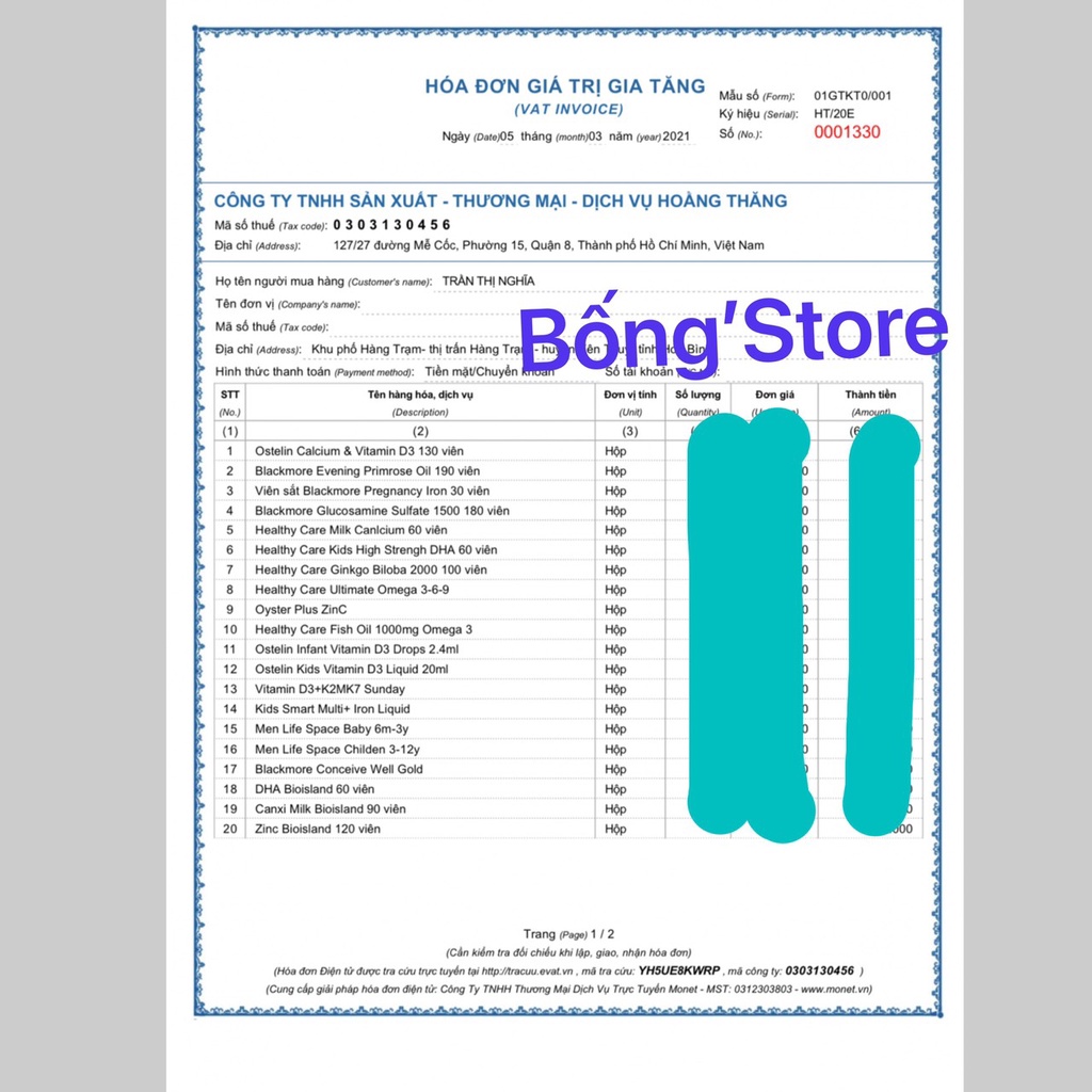 COMBO BẦU ÚC - BỘ TỨ VITAMIN ÚC DÀNH CHO BÀ BẦU DATE 2024