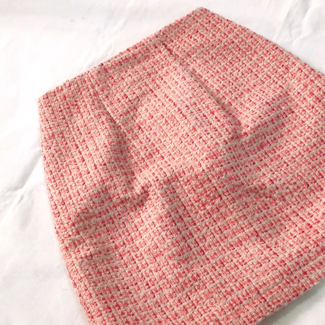 Váy vải Tweed 2 lớp