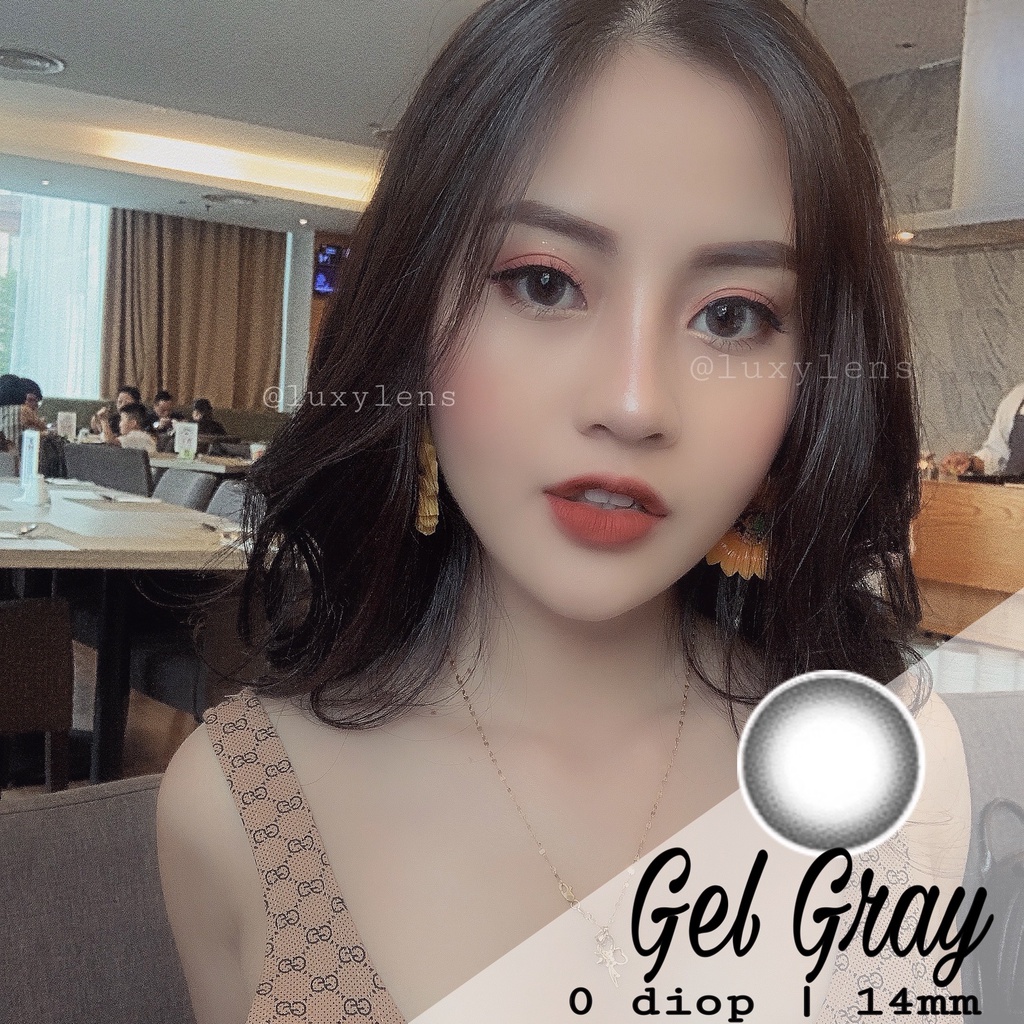 [ Ảnh Thật ] Lens Jel Gray 0-6 Độ Nhập Khẩu Hàn Chính Hãng - Luxy Lens