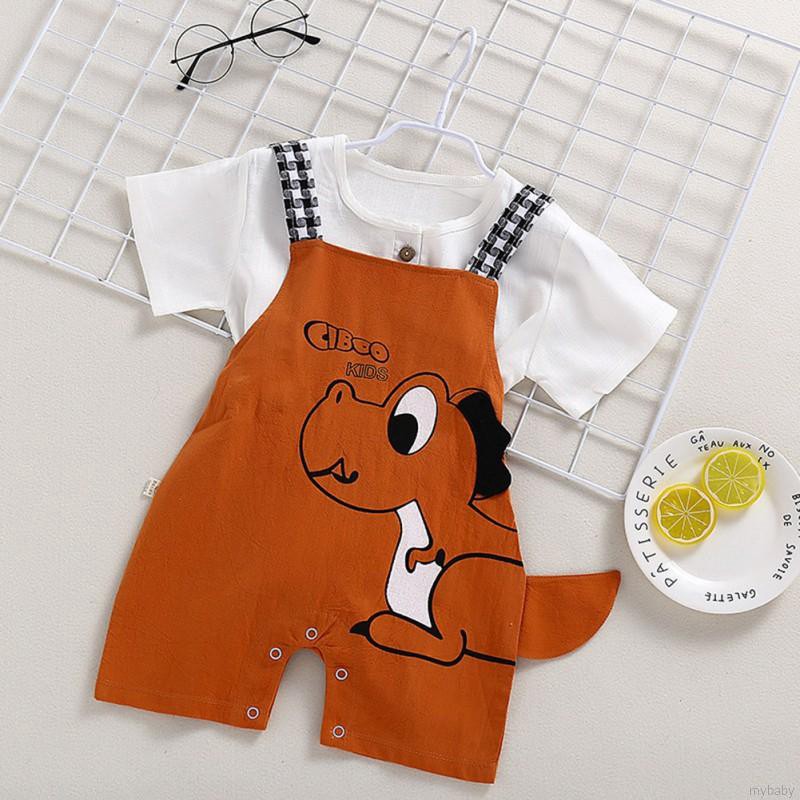 My Baby  Summer Casual Fashion Baby Girls Cute Cartoon Printing Suspender Trousers