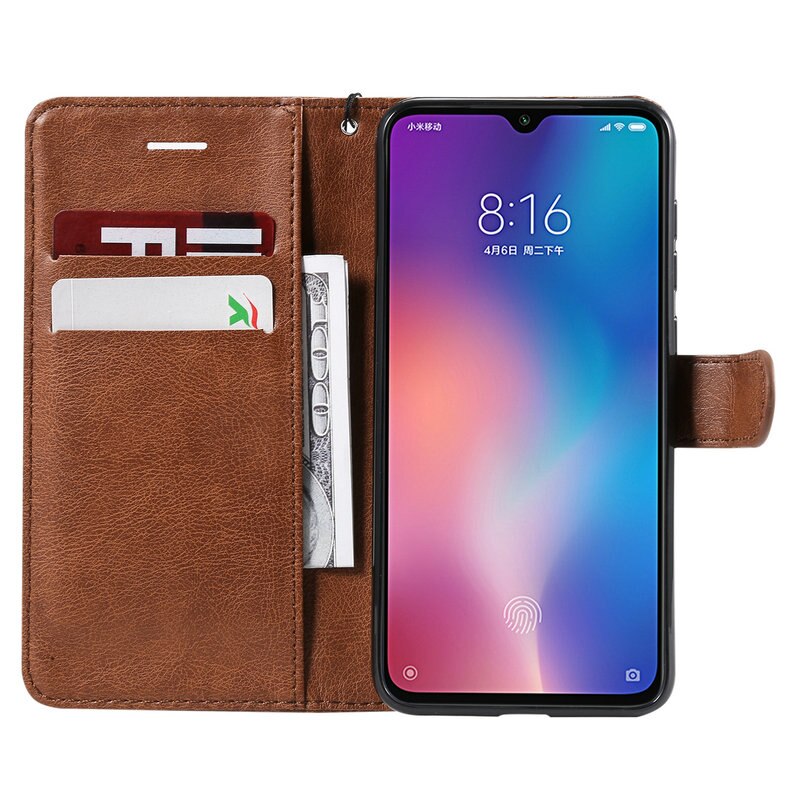 XIAOMI MI Bao Da Pu Nắp Gập Chống Sốc Có Ngăn Đựng Thẻ Cho Xiaomi Mia 3 Mia3 6.09 '' Mi A3