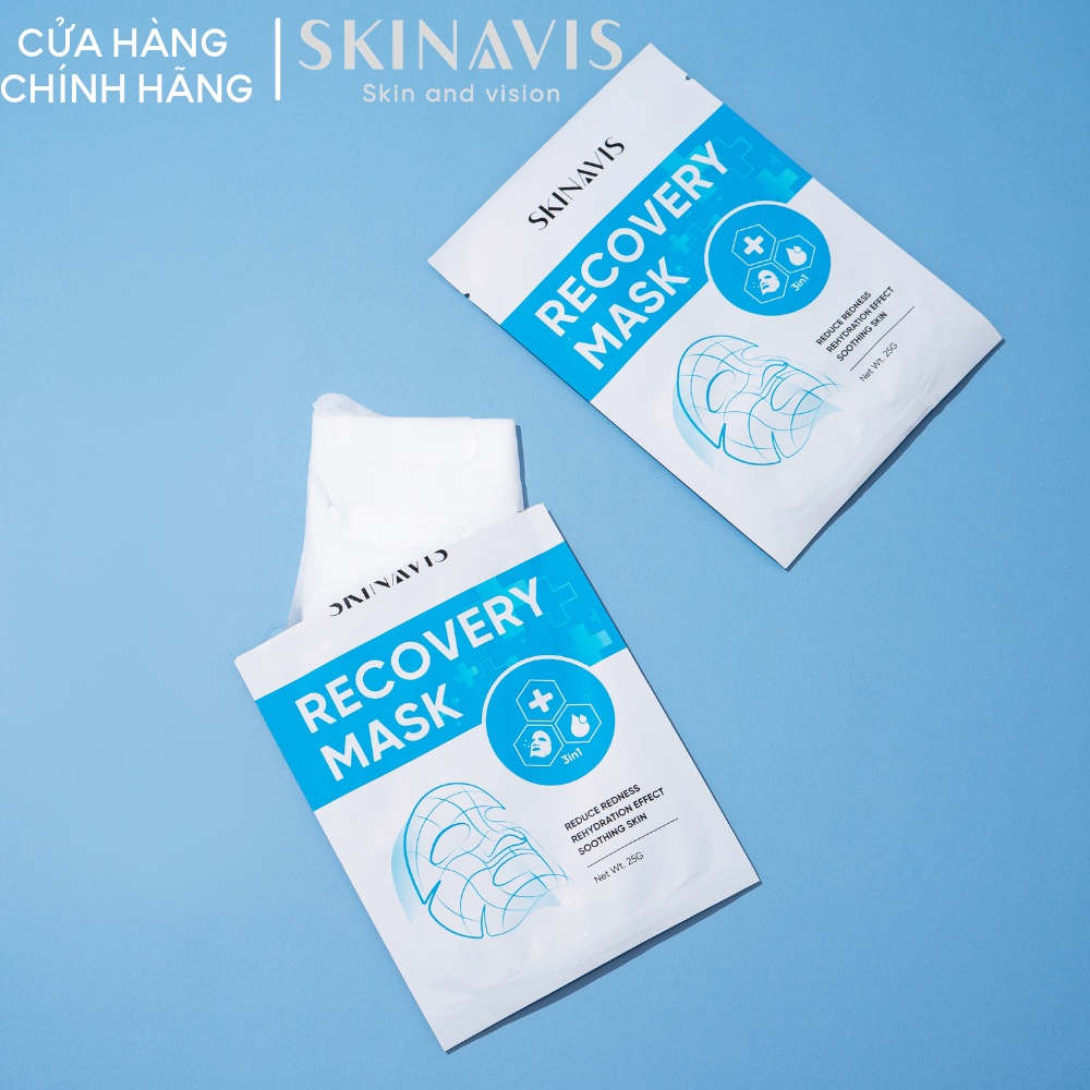 [SKINAVIS OFFICIAL] Mặt nạ phục hồi da Skinavis Recovery Mask - Hộp 10 miếng