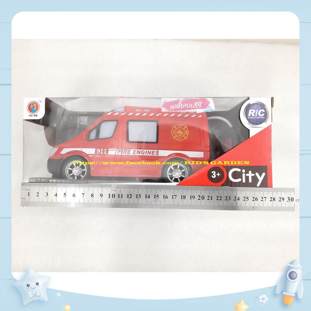 ĐỒ CHƠI MÔ HÌNH XE CỨU HỎA điều khiển từ xa - No.888 - Ảnh thật.