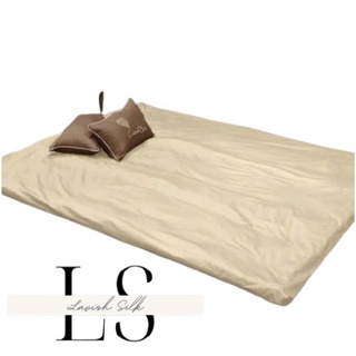 Áo Bọc Nệm Áo Bọc Topper 1m và 1m2 Phi Lụa Cao Cấp Lavish Silk hàng loại 1 mát lạnh không nối vải