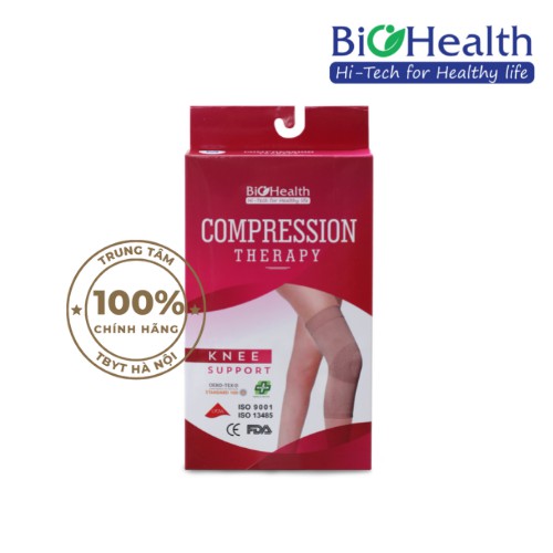 CHÍNH HÃNG - TẤT, VỚ BÓ GỐI chống giãn tĩnh mạch Biohealth Knee Support