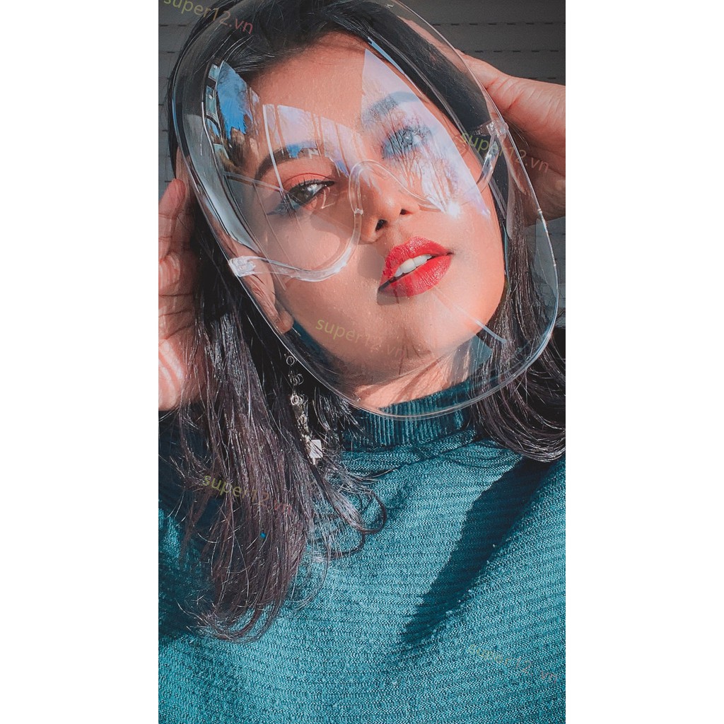 ✨cheap price Extended PC + PET transparent full face protective mask Space mask plastic cycling shield VUE Shield | BigBuy360 - bigbuy360.vn