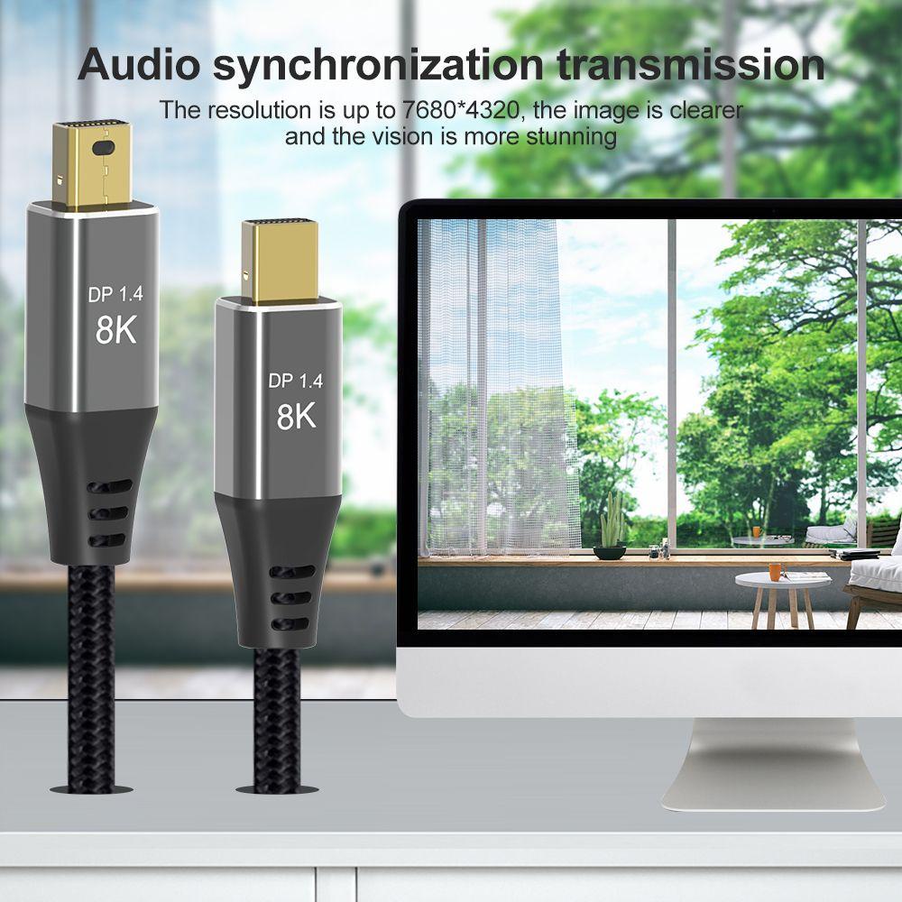 Dây Cáp Kết Nối Máy Tính Laptop Chuyển Đổi Từ Mini DP Sang Mini DP MDP 8K @ 60Hz