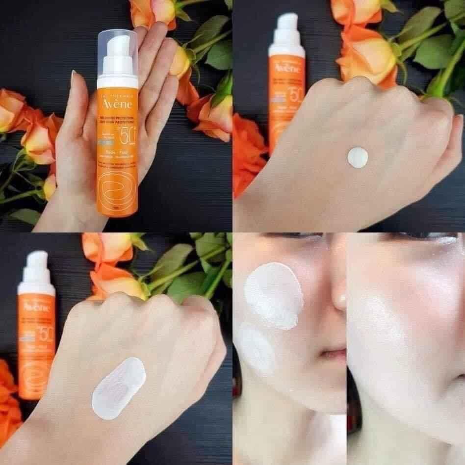 [New 2022] Kem Chống Nắng Bảo Vệ Cao Cho Da Nhờn Mụn Avene Cleanance Sunscreen Very High Protection SPF50+ 50ml