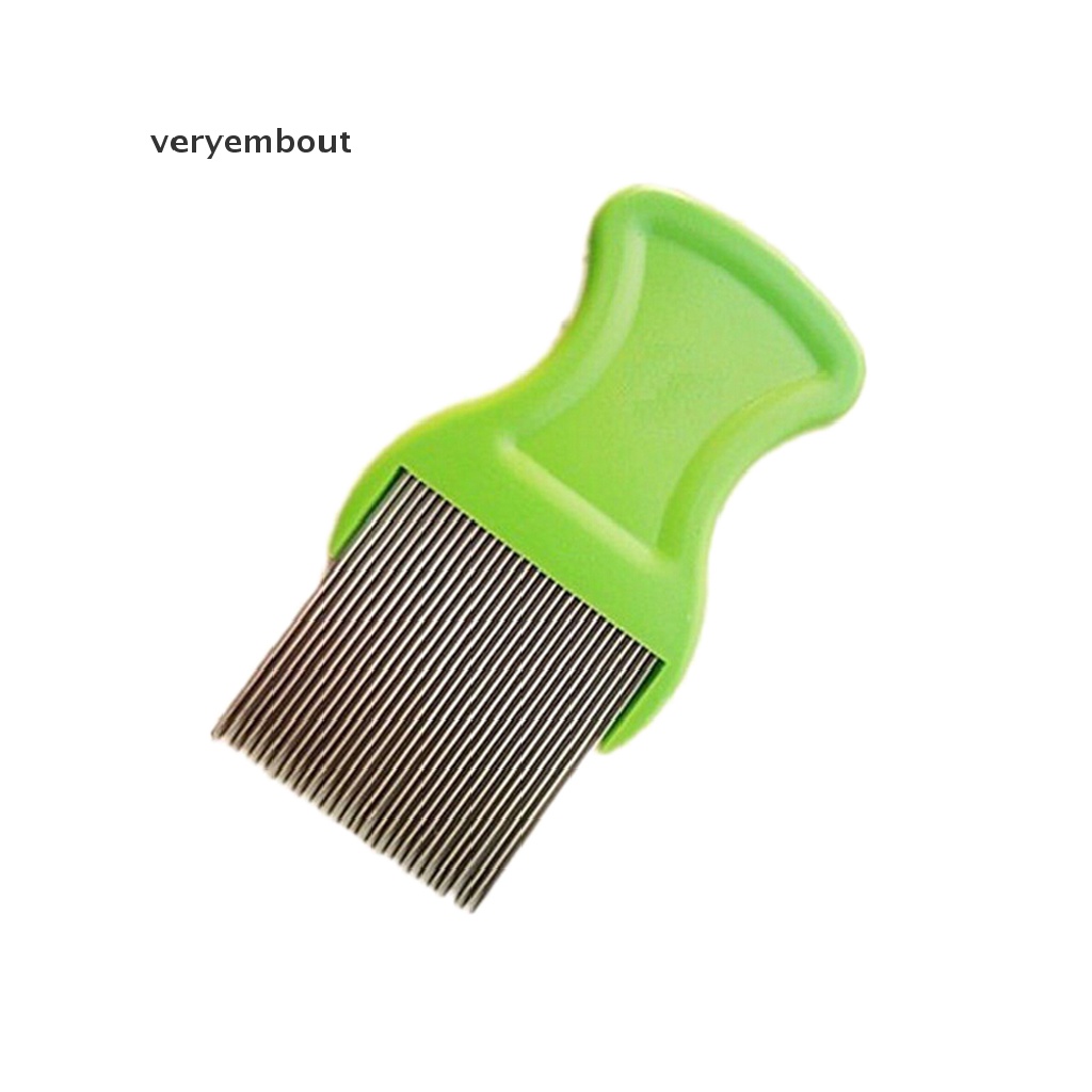 ut Hot Anoplura Flea Comb Cootie Stainless Steel Lice Comb for Children Flea Comb n