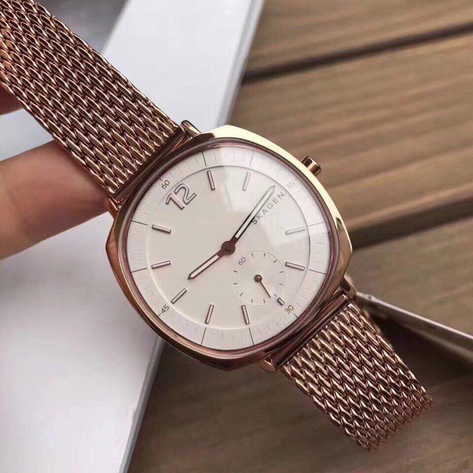 Đồng hồ skagen chính hãng size 38 dây kim loại