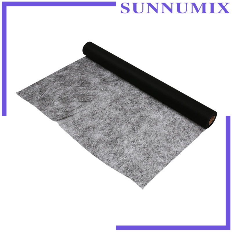 [SUNNIMIX]Double Sided Fusible Non-Woven Interfacing Iron-on Adhesive Lightweight Interfacing Fabric for DIY Craft Making, 44 x 78.74 Inch