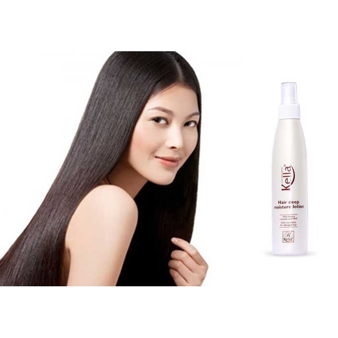 🍀🍀Nước Xịt Dưỡng Tóc Kella Hair Deep Moisture Lotion - Làm mềm tóc 250ml