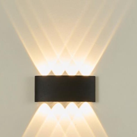 Đèn trang trí hắt tường 2 đầu 6w và 8w chống nước