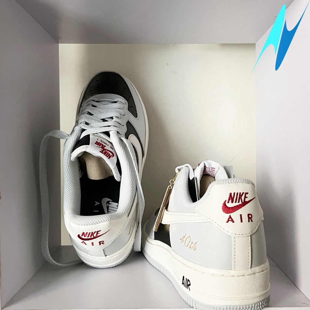 Giày Nike Air Force 1 Low Unlocked By You Pure Platinum Black Chính hãng 100%