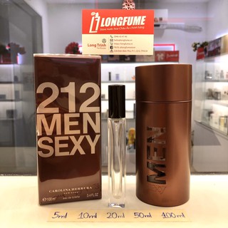 [Có Video] Mẫu thử nước hoa nam 212 Sexy Men - Chiết nước hoa 5ml 10ml 20ml