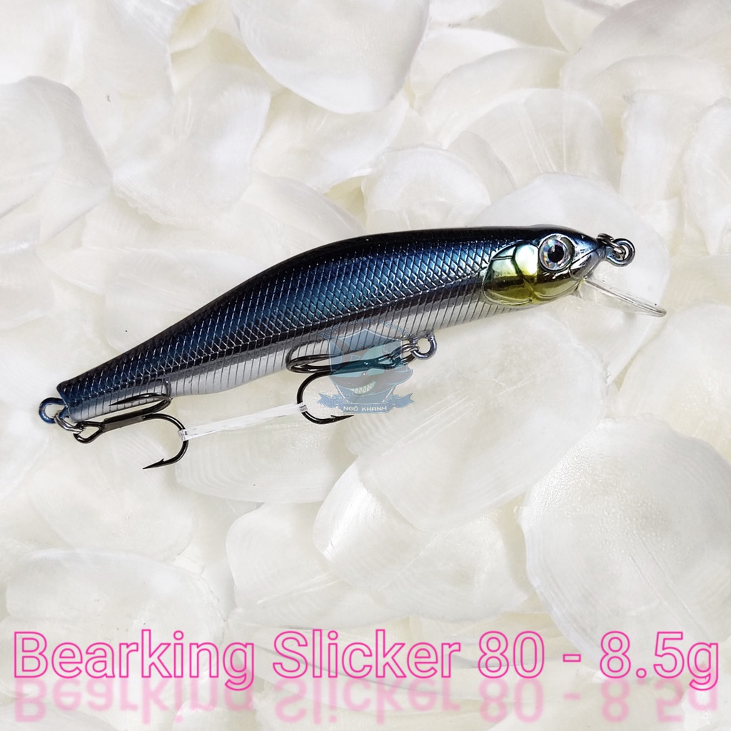 Mồi câu cá chẽm, măng... Bearking Slicker 80