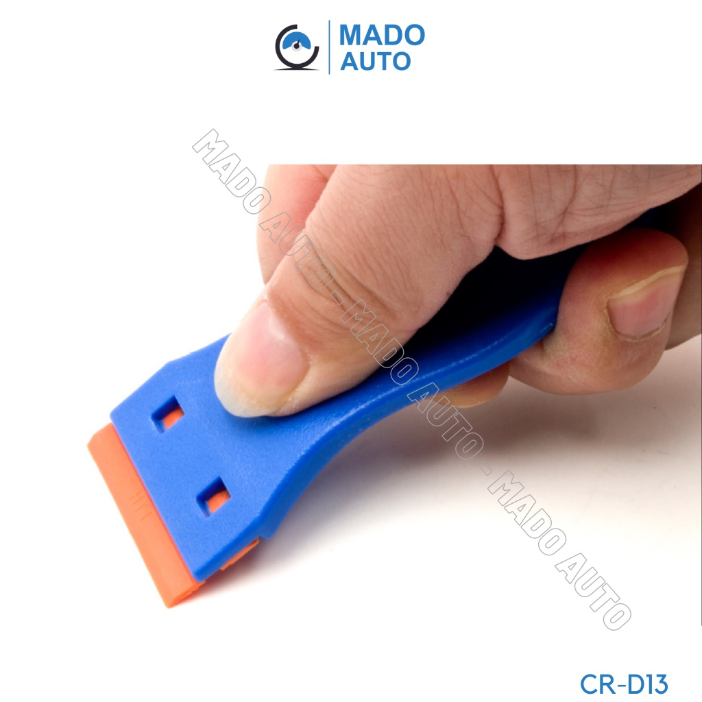 Dụng cụ đẩy keo dán Film cách nhiệt cũ kính xe ô tô, lưỡi nhựa MADO AUTO CR-D13