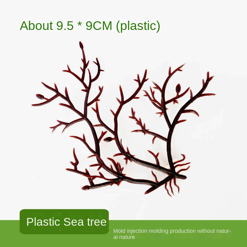 1 Cây Cảnh Giả Trang Trí Hồ Cá