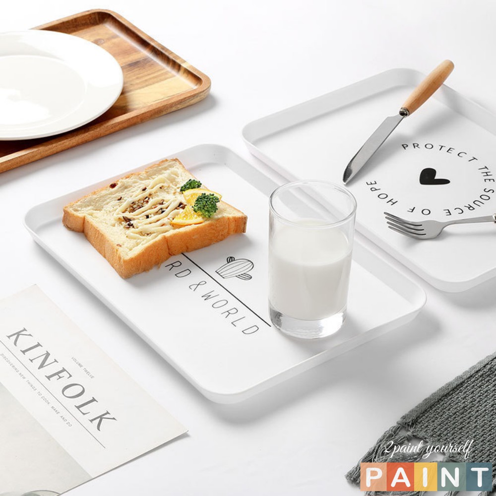 Khay nhựa decor đựng đồ đạo cụ chụp ảnh trang trí 2Paint