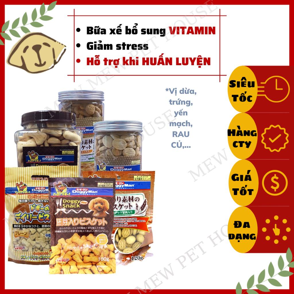 [Siêu Rẻ][Date xa]Bánh Thưởng Dinh Dưỡng Cho Chó DOGGY MAN Dạng Bánh Quy Trứng, Dừa