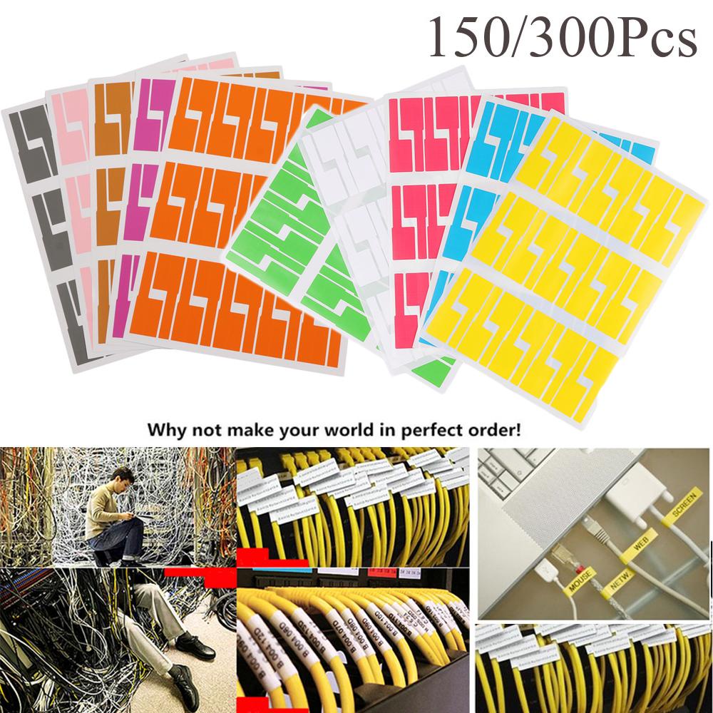 Set 150 / 300 Nhãn Đánh Dấu Dây Cáp Chống Thấm Nước Tiện Dụng