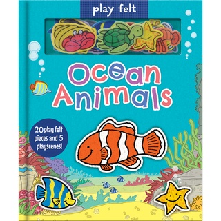 Play felt - Ocean animals: đồ chơi sticker bằng vải nỉ có thể bóc được cho bé 3+