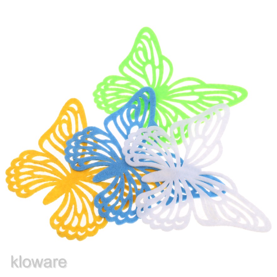 Bộ 4 Đế Lót Ly Chịu Nhiệt Hình Bướm Phục Sinh