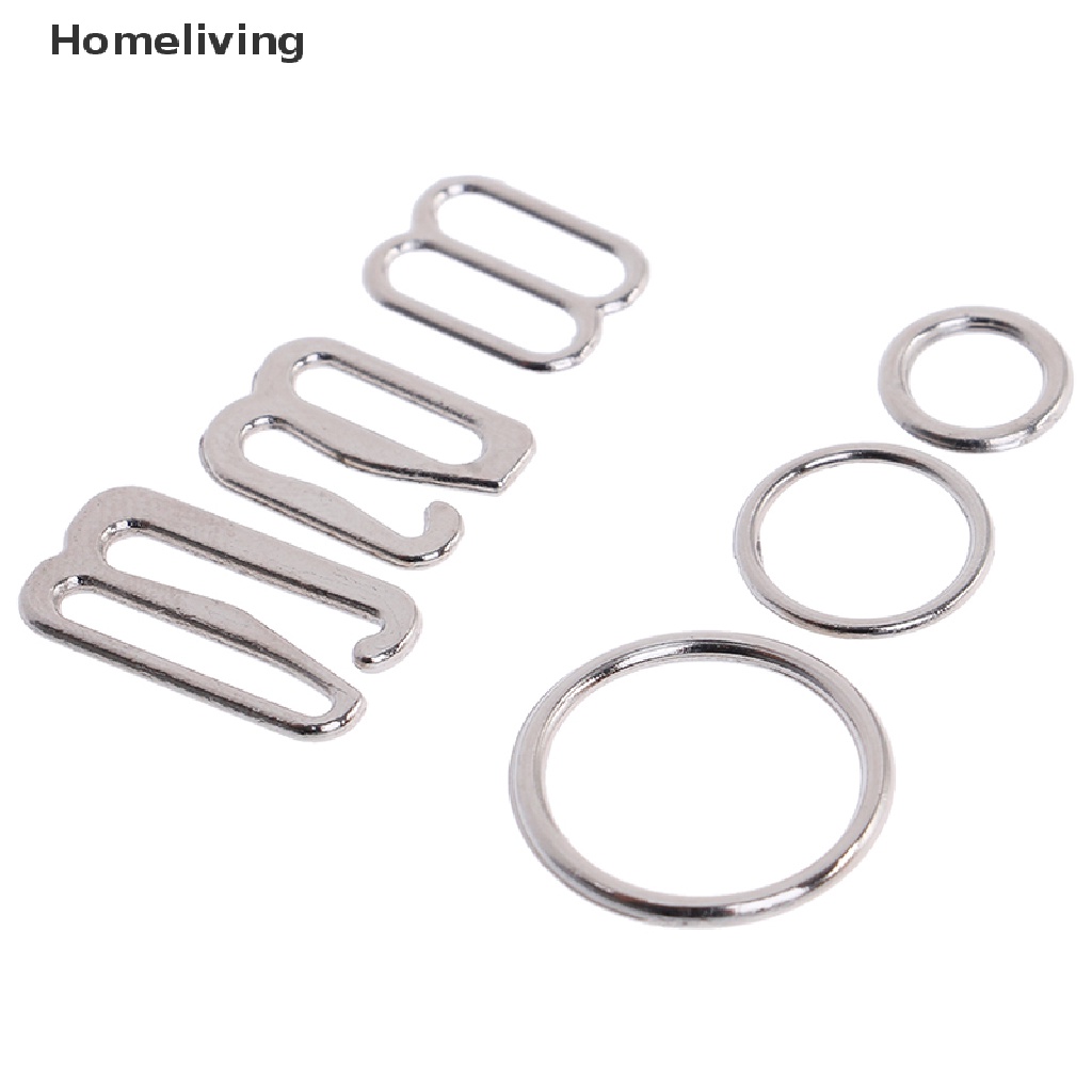 Set 100 Móc Kim Loại Màu Bạc May Đồ Lót