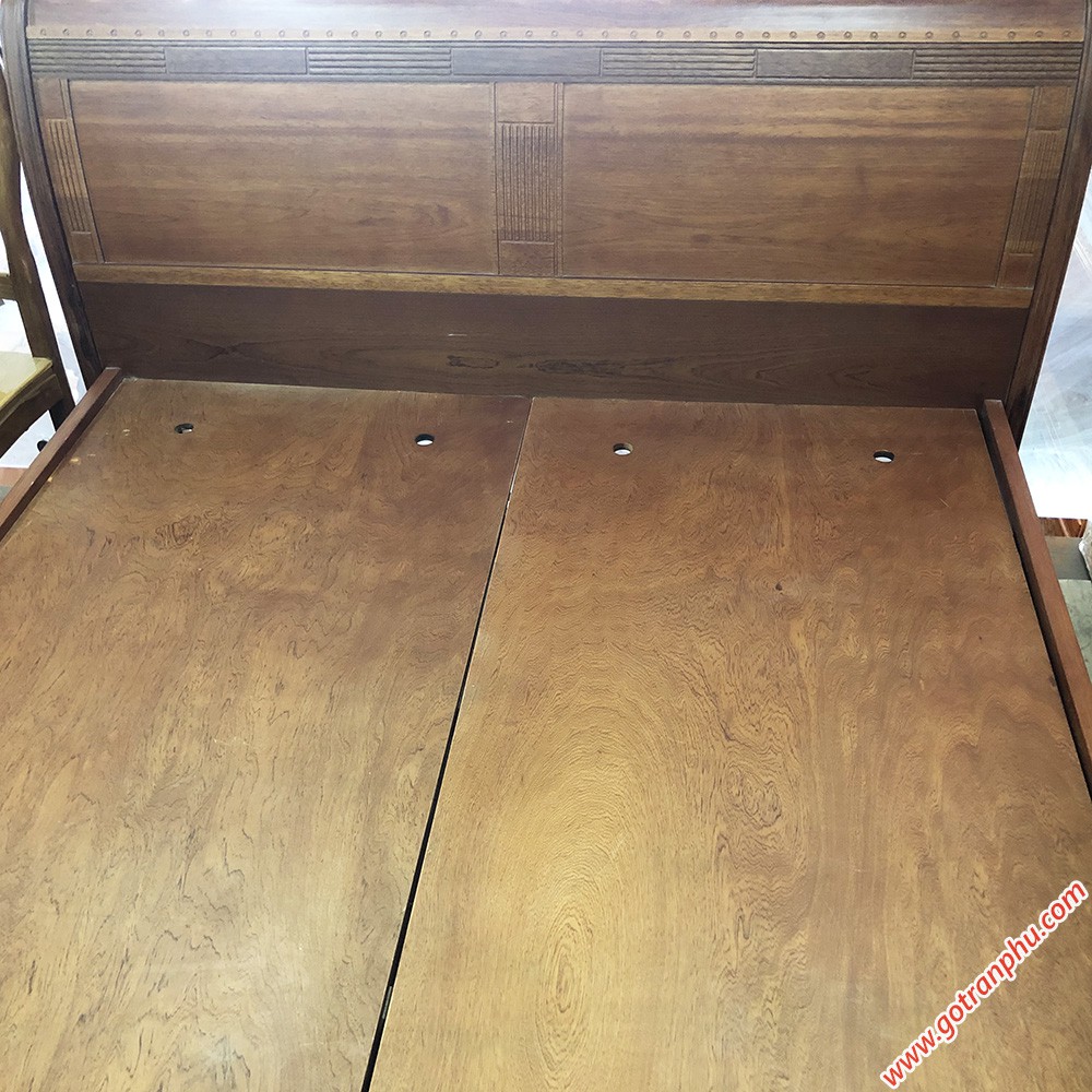 Giường gỗ căm xe dát giường phản liền tấm (1m6 – 1m8 x 2m)