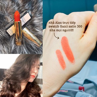 Son Gucci Satin 300 Cam đào