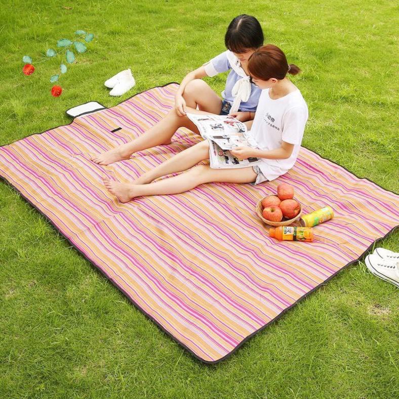 Thảm picnic gấp gọn, thảm dã ngoại, du lịch dày dặn, chống nước
