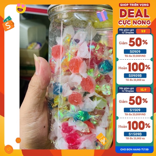 Kẹo điều ước vị trái cây đủ màu sắc 200g