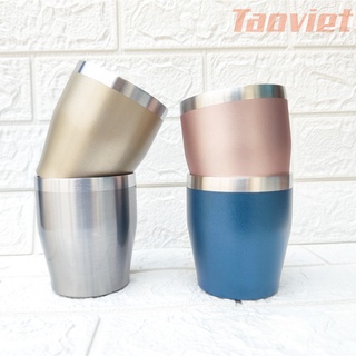 (1 LY) Ly Inox cao cấp Nhật Bản 300ml không nắp Ly Cốc Inox hút chân không cách nhiệt giữ lạnh