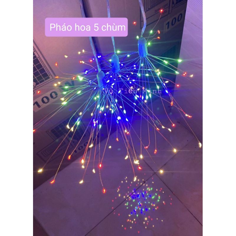 Dây đèn Led PHÁO HOA dùng để trang trí ngoài trời chống nước tuyệt đối, Sân Vườn, trang trí tết 2022