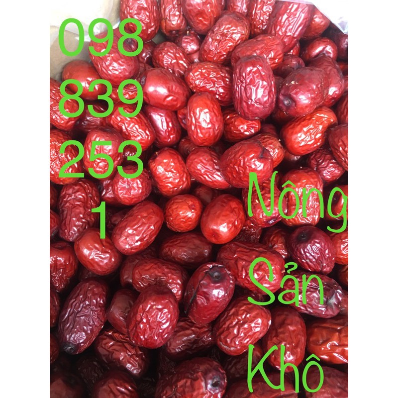 1kg Táo đỏ khô tân cương đẹp dùng  trưng yến làm chè dưỡng nhan