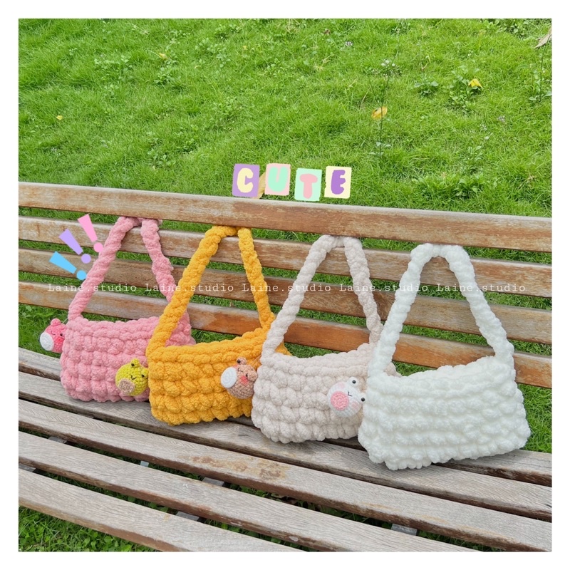 CLOUDY SHOULDER BAG. TÚI KÈM CHARM