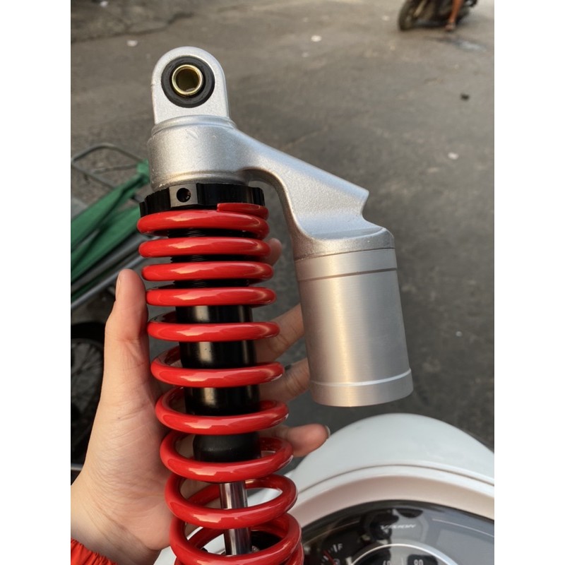 Phuộc sau nitron bình dầu lò xo đỏ cho các xe dream wave sirius jupiter taurus cub 280 cub 330 ..
