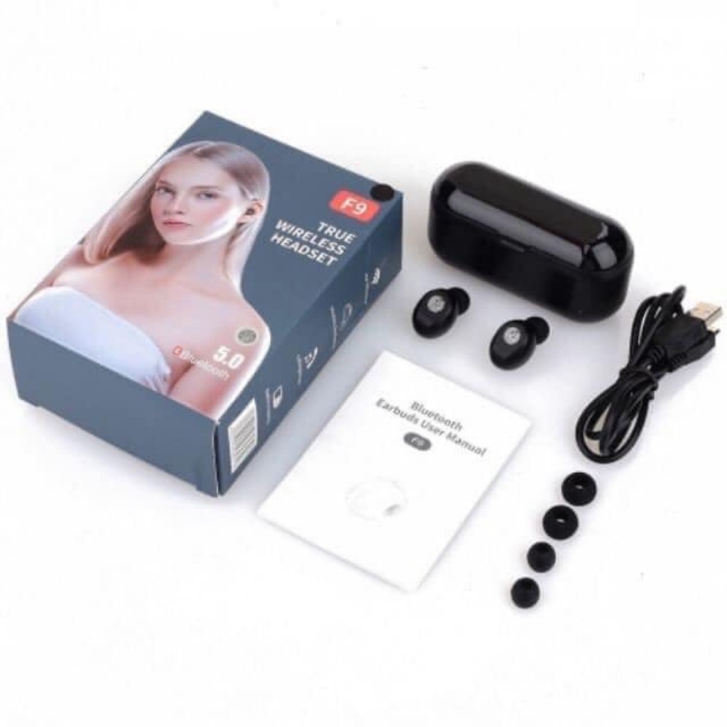 Tai nghe blutooth, tai nghe AMOI F9 phiên bản cảm ứng Cao Cấp, âm Bass trầm và ấm, đèn led hiển thị mức  pin - Kochio | BigBuy360 - bigbuy360.vn