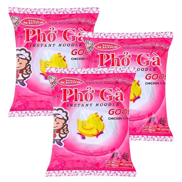 Combo 10 gói mì gà sợi phở Good Acecook