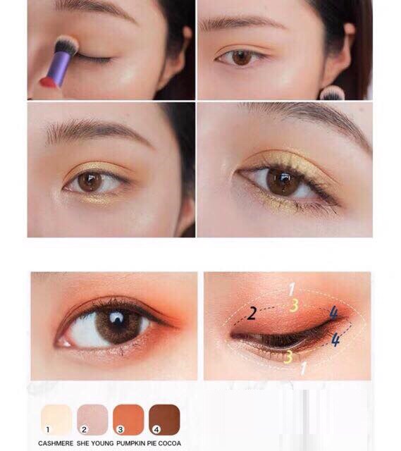 Bảng phấn mắt Lameila 12 màu vỏ trắng hàng nội địa Trung | BigBuy360 - bigbuy360.vn