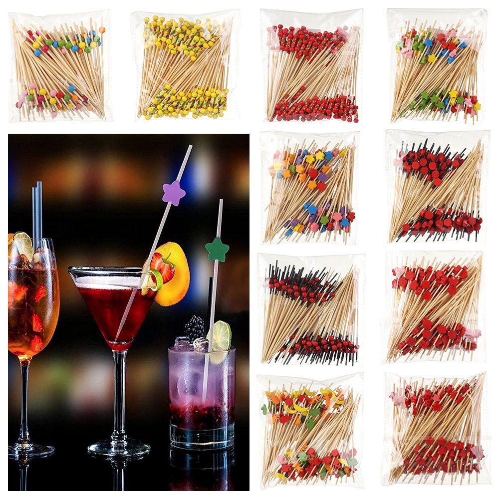 MUVAKO Set 100 Tăm Tre Ăn Salad Trái Cây Tiện Lợi