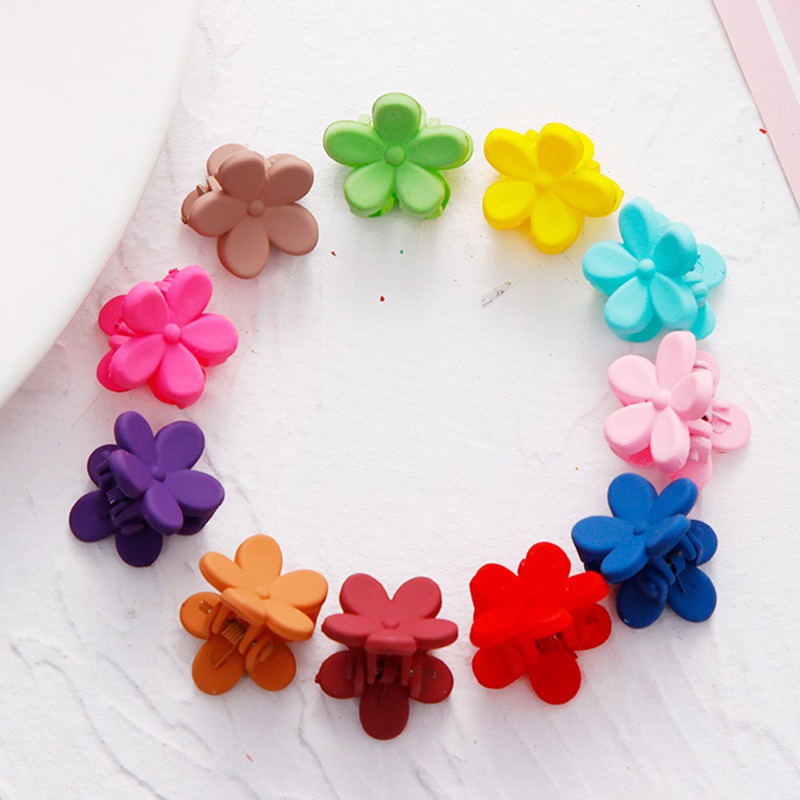 Set 10 kẹp tóc họa tiết hoạt hình dễ thương cho bé gái