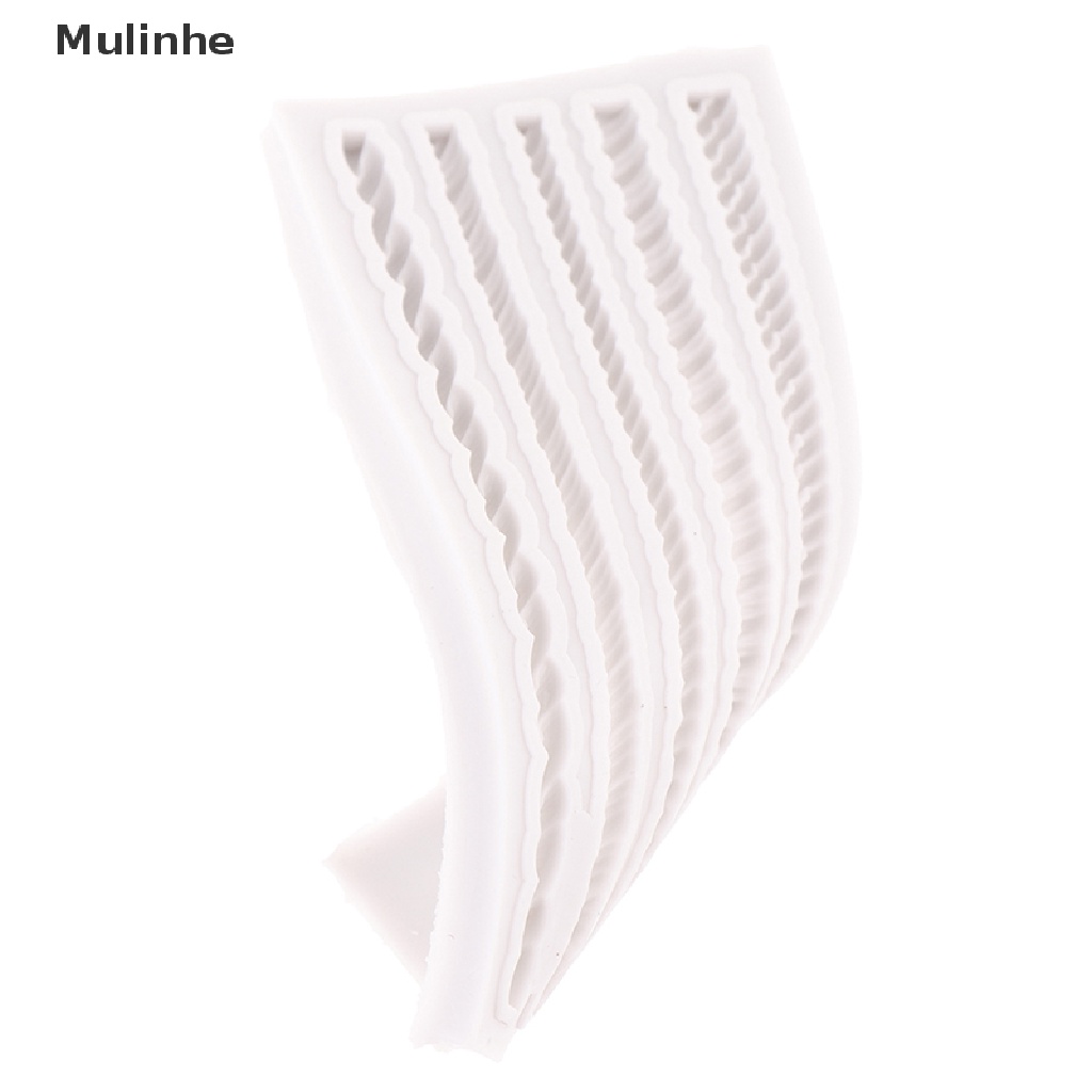 Khuôn Silicone Làm Bánh / Sô Cô La DIY Hình Dây Thừng Năm Đường Tiện Lợi Dành Cho Nhà Bếp