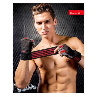 Găng tay tập gym VS001 có đai quấn cổ tay