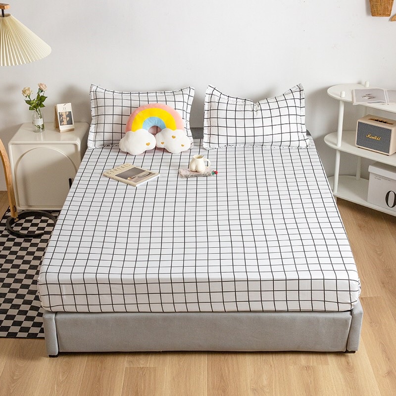 Bộ Ga Gối Cotton Poly Cao Cấp- Miễn Phí Bo Chun- Kanta Store