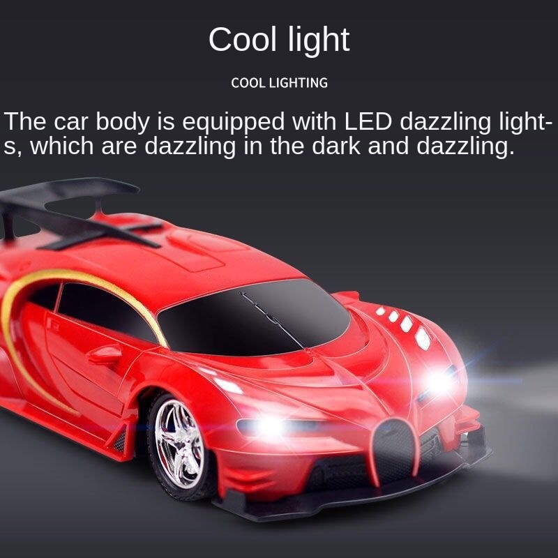 Xe Hơi Bugatti Điều Khiển Từ Xa 1:18 Có Đèn Led Và Cổng Sạc Cho Trẻ Em